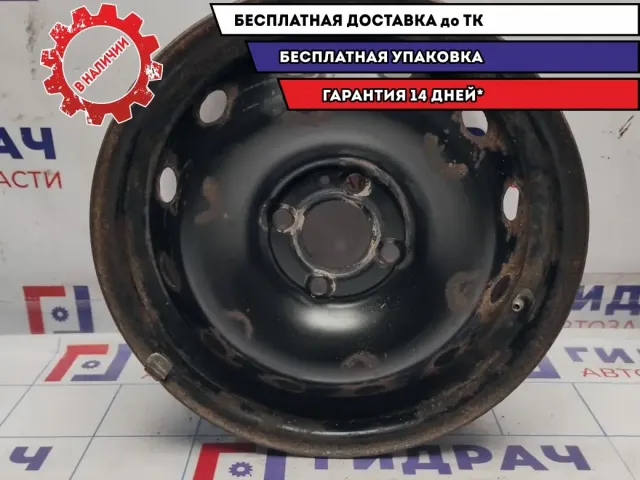Диск штампованный Hyundai/KIA R15 4*100  1 шт.