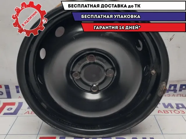Диск штампованный Hyundai/KIA R15 4*100  1 шт.