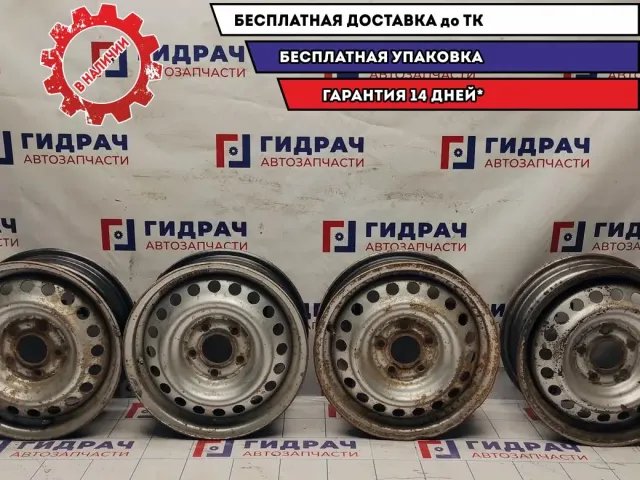Комплект штампованных дисков Hyundai R15 5*114.3 4 шт.