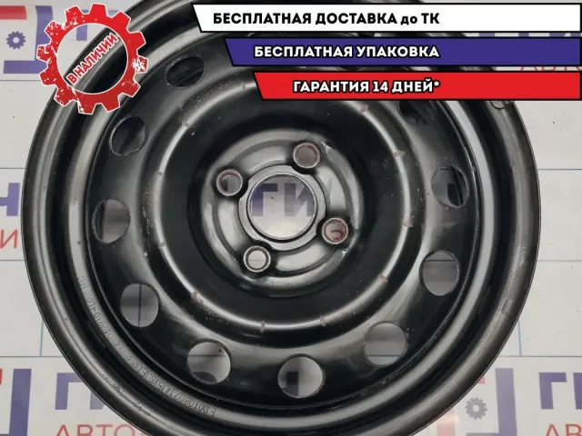 Диск штампованный Hyundai/KIA R15 4*100 52910-4L000 1 шт.