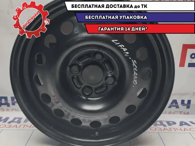Диск штампованный Lifan Solano R15 4*100 1 шт.