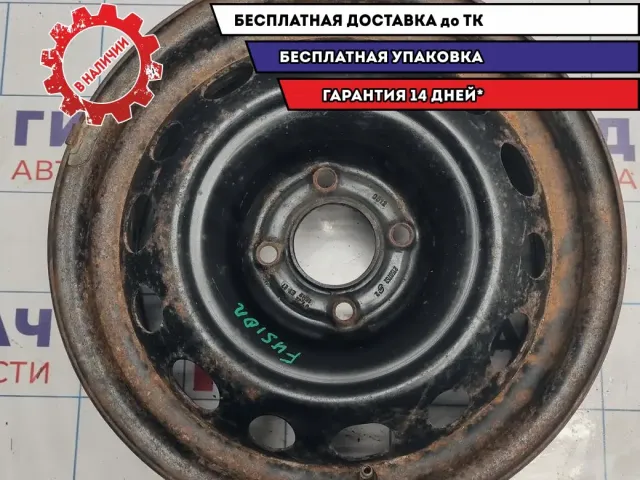 Диск штампованный R15 4*108 1 шт.