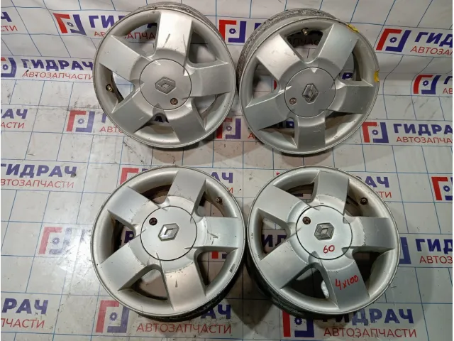 Комплект оригинальных литых дисков Renault R14 4*100