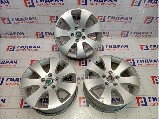 Оригинальный литой диск Skoda R16 5*112