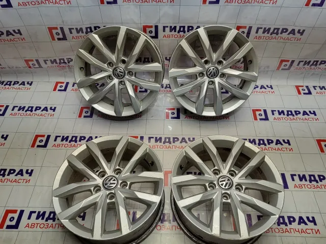 Комплект оригинальных литых дисков Volkswagen R16 5*112