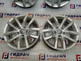 Комплект оригинальных литых дисков Volkswagen R16 5*112