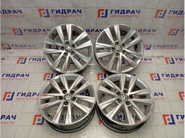 Комплект оригинальных литых дисков Volkswagen  R15 5*100