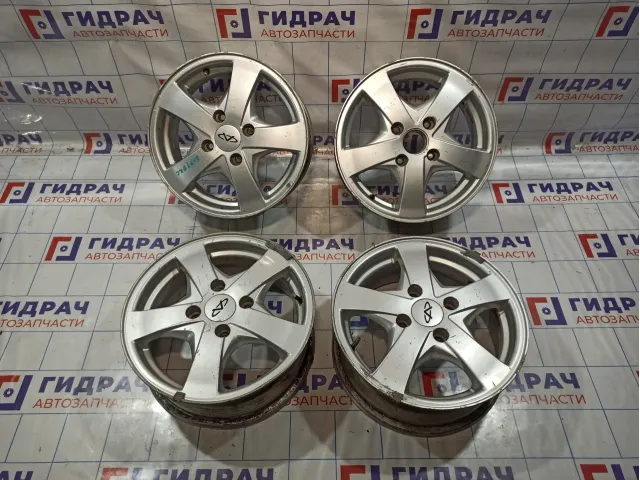 Комплект оригинальных литых дисков Chery R15 4*112