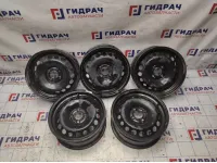 Комплект оригинальных штампованных дисков Renault Logan 2 R15 4*100 5 шт.