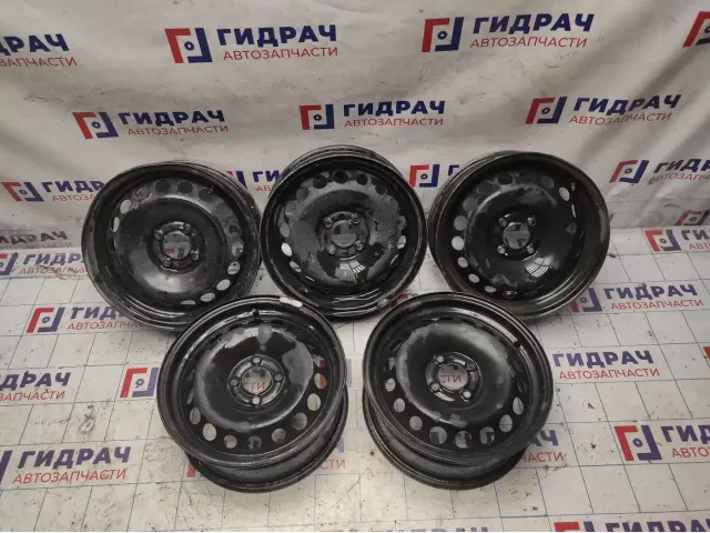 Комплект оригинальных штампованных дисков Renault Logan 2 R15 4*100 5 шт.