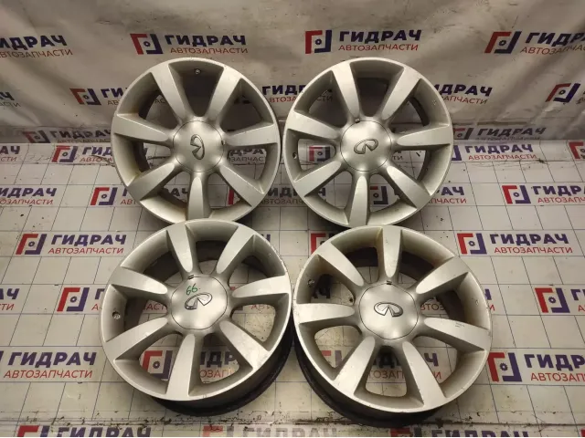 Комплект оригинальных литых дисков Infiniti FX35 R18 5*114.3 4 шт.