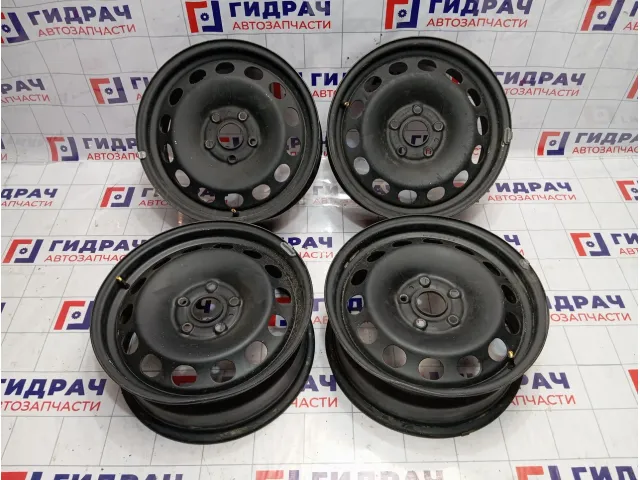 Комплект оригинальных штампованных дисков Volkswagen R16 5*112