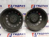 Комплект оригинальных штампованных дисков Volkswagen R16 5*112