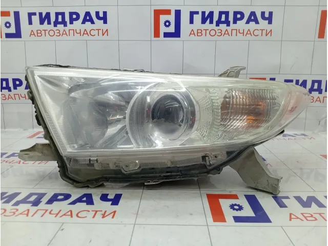 Фара левая Toyota Highlander 8117048A30