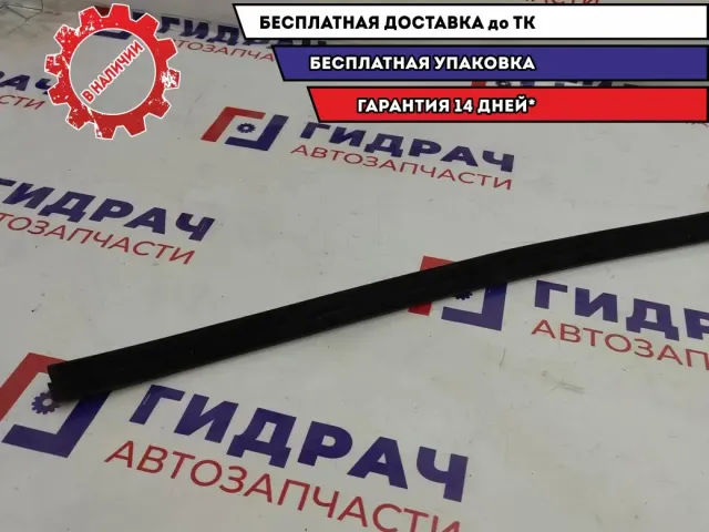 Уплотнитель стекла двери задней левой Kia Rio 4 83231-H0000.