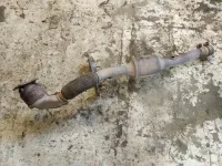 Приемная труба глушителя Skoda Superb 2 1K0254512X Удовлетворительное состояние Катализатор удалён.