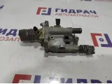 Корпус термостата Opel Astra H. Дефект. 24418432