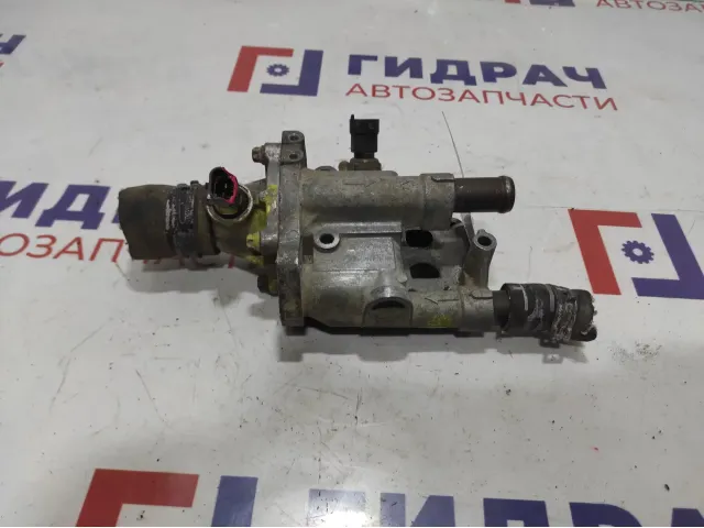 Корпус термостата Opel Astra H. Дефект. 24418432