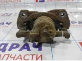 Суппорт тормозной передний правый Toyota Corolla E150. Сломан штуцер. 4773012A10